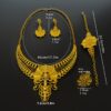 Middle Eastern Themed Wedding Earrings, Bracelet, Ring 5pcs Jewelry Set, Banquet Jewelry Collection for Women, Extravagant Luxurious Accessories for Brides. - Image 10