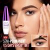 Long-lasting waterproof long-lasting easy-tear waterproof film-forming eyebrow tinting cream eyebrow gel - natural three-dimensional, precise grooming perfect for makeup application, suitable for beginners, ideal gift for Valentine's Day Mother's Day - Image 11
