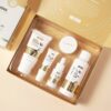 LAIKOU Snail Mucin 5-Step Skincare Set - Hypoallergenic Revitalizing Kit, Unisex, for All Skin Types, Includes Cleansing Gel 1.76oz, Toner 3.52oz, Serum 0.59oz, Eye Cream 0.53oz, Essence Cream 0.88oz - Moisturizing and Smoothing - Image 3