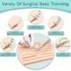 Complete Suture Practice Kit for Suture Training, Including Large Silicone Suture Pad with pre-Cut Wounds and Suture Tool kit (11pcs) Including Case - Image 4