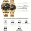 2pcs-CHENXI Fashion Youth Couple Set Watch Night Light Waterproof Men'S and Women'S Quartz Watch Romantic Date Two Piece Gift Set - Image 2