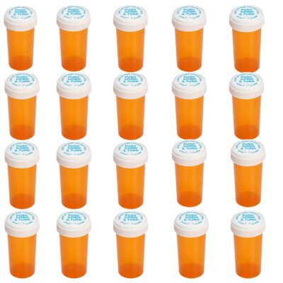 20 Sets Portable Home Use Travel Tablets/Capsule Dispensing Bottles