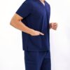 [:en]Men's Summer Fashion V-Neck Scrub Set with Multiple Pockets - Casual, Machine Washable Workwear for Medical Staff[:ar]Men's Summer Fashion V-Neck Scrub Set with Multiple Pockets - Casual, Machine Washable Workwear for Medical Staff[:] - Image 7