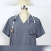 [:en]High-End Four-Way Stretch V-Neck Solid Color Short-Sleeve Straight-Leg Pants Set for Hospital Work, Nurse Uniforms, Scrubs, And Surgical Attire Suitable for All Seasons.[:ar]High-End Four-Way Stretch V-Neck Solid Color Short-Sleeve Straight-Leg Pants Set for Hospital Work, Nurse Uniforms, Scrubs, And Surgical Attire Suitable for All Seasons.[:] - Image 11