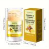 40g Turmeric Vitamin C Neck Cream stick, moisturizing care, the appearance of fine lines, wrinkles, neck wrinkles, Leave Light Beige looking healthy, smooth, and with a youthful glow, make Light Beige younger-looking, skincare, Face cream - Image 3