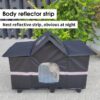 [:en]1pc Winter Style Cat House, Heightened Rainproof And Cold-proof Outdoor Warm Dog Nest, Four Seasons Waterproof Windproof Thickened Cat Shelter[:ar]1pc Winter Style Cat House, Heightened Rainproof And Cold-proof Outdoor Warm Dog Nest, Four Seasons Waterproof Windproof Thickened Cat Shelter[:] - Image 6