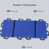 Portable Lightweight Stretcher with 12 Rubber Foam Handles, Foldable Stretcher for Emergency Transfer and Transportation of People and Animals, Easy Evacuation - Image 4