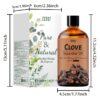 Luxurious Clove Essential Oil 100ml - Hypoallergenic, Moisturizing for Dry Light Beige, Tea Tree Infused, Perfect for DIY, Massage, SPA, Hair Care & More - Image 6