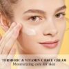 JAYSUING Turmeric & Vitamin C Firming Cream, 50g/1.76oz, Unisex-Adult, Moisturizing with Hyaluronic Acid, Collagen, Jojoba, Aloe Vera, Green Tea, Evens Skin Tone, Non-Greasy, All Skin Types - Image 8