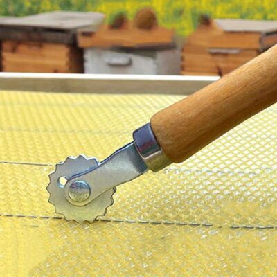 2pc De Alambre De Acero Inoxidable Con Mango De Madera, Embedder, Colmena De Abejas, Apicultor, Herramienta De Equipo De Apicultura, 6,2cm, 1 Unidad
