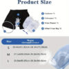 1pc Wearable Silicone Male Incontinence Underwear with 2 x 500ml Urine Collection Bags - Anti-Friction Lining, Leg Strap & Drainage System, Leakproof & Comfortable for Men, Spinal Cord, Multiple Sclerosis, Parkinson's - Grade Incontinence Care with Secure - Image 3
