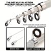 Telescopic Fishing Rod, Long Range Sea Fishing Rod, Fiberglass Spinning Rod for Beach Bass Fishing, Portable and Compact Design, 5 Models: 210/ 240/ 270/ 300/ 360, Suitable for Saltwater Fishing - Great for Beginners traveler - Image 6