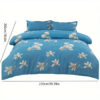 Bed sheet and quilt cover four-piece wholesale bedding simple brushed student dormitory single four-piece set - Image 3