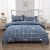 Bed sheet and quilt cover four-piece wholesale bedding simple brushed student dormitory single four-piece set - Image 4