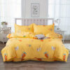 Bed sheet and quilt cover four-piece wholesale bedding simple brushed student dormitory single four-piece set - Image 6