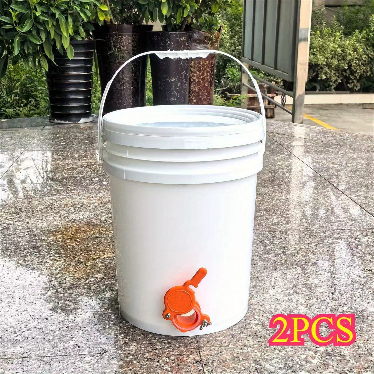 20L Large Capacity Honey Storage Bucket with Flow Control Valve - Durable Plastic Multi-Purpose Container for Honey, Syrup, Rice, Flour & Oil - Transparent Design with Measurement Markings, Ideal for Home & Commercial Use, Honeycomb Storage, Kitchen Organ - Image 6
