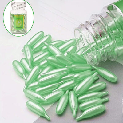 60 Capsules of Vitamin E Moisturizing Essence, Firming Skin, Hydrating and Moisturizing, Natural Ingredients - Gentle Nourishing Skin, Capsule Essence, Face Cream