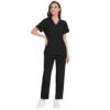 [:en]High-End Four-Way Stretch V-Neck Solid Color Short-Sleeve Straight-Leg Pants Set for Hospital Work, Nurse Uniforms, Scrubs, And Surgical Attire Suitable for All Seasons.[:ar]High-End Four-Way Stretch V-Neck Solid Color Short-Sleeve Straight-Leg Pants Set for Hospital Work, Nurse Uniforms, Scrubs, And Surgical Attire Suitable for All Seasons.[:] - Image 24