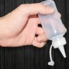 3pcs 100ml pointed beaked bottle, color mixing, color painting, pigment packaging, sand painting, medicine solution, extrusion plastic bottle, drip glue, small oil pot, dispensing bottle - Image 2
