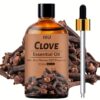 Luxurious Clove Essential Oil 100ml - Hypoallergenic, Moisturizing for Dry Light Beige, Tea Tree Infused, Perfect for DIY, Massage, SPA, Hair Care & More - Image 2