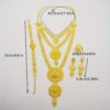 Popular Golden Middle East Dubai Women's Suit with Long Tassel Chain - Image 6