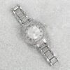 2pcs Elegant Women'S Watch Set, Alloy Case & Bracelet, Quartz Movement, Non-Rechargeable Battery, Gift Choice, Gift Set|Elegant Accessory|Quartz Movement - Image 6