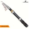 LEOFISHING Compact Black Telescopic Fishing Rod - Super Short, Portable Design with Durable Glass Steel, Ideal for Saltwater & Freshwater Fishing, Ambidextrous Comfort Grip - Image 14