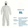Disposable Breathable Microporous Protective Coveralls, 55gsm PPE Film Work Suit with Full-Body Protection, Loose Fit for Security and Industrial Use, Security Personnel Attire | Easyclean Design - Image 7