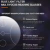 Advanced Progressive Autofocus Glasses for Presbyopia with Color-Changing Cap, Suitable for Walking and Reading at Near and Far Distances - Image 9