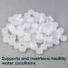 PE Bio Filter Media for Aquariums, Ponds, Aquaculture & Hydroponics - Uncharged MBBR Koi Pond Media by Wholesale Koi Farm - Supports Nitrification for Fish Tanks & Aquaponics Systems - Image 3