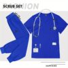 Hospital Scrubs Uniforms Overalls for Women Men - Regular Fit Drawstring Closure, Polyester Spandex, 3 Colors (Black/Blue/Green) - Professional Medical & Casual Wear, Scrub Sets, Scrub Top And Overalls - Image 15