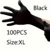 [:en]100pcs Black Nitrile Disposable Gloves, Suitable for Home Cleaning, Tattooing, Nail Care, Household, Salon Use, Waterproof Disposable Gloves, Left and Right Hand Universal[:ar]100pcs Black Nitrile Disposable Gloves, Suitable for Home Cleaning, Tattooing, Nail Care, Household, Salon Use, Waterproof Disposable Gloves, Left and Right Hand Universal[:] - Image 9