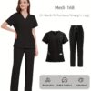 [:en]High-End Four-Way Stretch V-Neck Solid Color Short-Sleeve Straight-Leg Pants Set for Hospital Work, Nurse Uniforms, Scrubs, And Surgical Attire Suitable for All Seasons.[:ar]High-End Four-Way Stretch V-Neck Solid Color Short-Sleeve Straight-Leg Pants Set for Hospital Work, Nurse Uniforms, Scrubs, And Surgical Attire Suitable for All Seasons.[:] - Image 15
