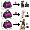 [:en]Breathable Mesh Pet Carrier Bag for Small Cats and Dogs - Portable Travel Tote with Zipper Closure, Handle, and Multiple Compartments, Blue & Black Design, Dog Carrier Bag[:ar]Breathable Mesh Pet Carrier Bag for Small Cats and Dogs - Portable Travel Tote with Zipper Closure, Handle, and Multiple Compartments, Blue & Black Design, Dog Carrier Bag[:] - Image 3