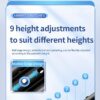 Aluminum Crutches for Adults and Youngsters - A Set of Light, Walking Assistive, Height-Adjustable Crutches with Padded Armpit Cushions, Handle Grips, & Rubber Tips - Maximum Load Capacity 226.8 KG - Image 25