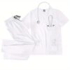 [:en]Ultra Quick-Dry V-Neck Scrub with Double-Layer Pockets for Doctors - ComfortMax, Ideal for Busy Shifts, Pink, Professional Medical Uniform, Scrubs for Adults[:ar]Ultra Quick-Dry V-Neck Scrub with Double-Layer Pockets for Doctors - ComfortMax, Ideal for Busy Shifts, Pink, Professional Medical Uniform, Scrubs for Adults[:] - Image 3