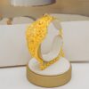 Stylish Dubai Ethiopia Jewelry Golden Necklace Set Middle Eastern Oriented - Image 4