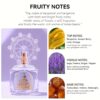 Elegant Ballet Dancer Eau De Parfum for Women, 1.7fl. oz - Long-Lasting Floral & Fruity Fragrance,, Pink with Golden Cap & Textured Base, Ideal Gift in Chic Gift Box - Image 6