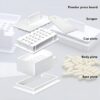 Manual 24-Compartment Capsule Filling Machine - Heavy-Duty Non-Electric Tablet Organizer with 24 Compartments, Compatible with 0.00 & 1 Size Empty Capsules, Space-Saving Design for Small to Large-Scale Production - Durable Plastic Pharmacy & Laboratory Eq - Image 9