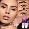 Long-lasting waterproof long-lasting easy-tear waterproof film-forming eyebrow tinting cream eyebrow gel - natural three-dimensional, precise grooming perfect for makeup application, suitable for beginners, ideal gift for Valentine's Day Mother's Day - Image 5