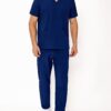 [:en]Men's Summer Fashion V-Neck Scrub Set with Multiple Pockets - Casual, Machine Washable Workwear for Medical Staff[:ar]Men's Summer Fashion V-Neck Scrub Set with Multiple Pockets - Casual, Machine Washable Workwear for Medical Staff[:] - Image 12