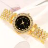 6pcs Women's Watch Set with Fashion Casual Quartz Wristwatch, Necklace, Bracelet, and Earrings Jewelry Set - Image 2