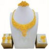 Middle East Orientation Luxurious Bridal Wedding Banquet Party Elegant Versatile Accessories Women'S Jewelry Set Earrings Necklace Ring Bracelet Five-Piece Set for Women - Image 4