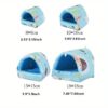 [:en]Guinea Bed Cave Cozy Hamster House Hideout Hide House Small Animal Dwarf Rabbits Hedgehog Bearded Dragon Winter Nest Squirrel Hamster Cage Accessories[:ar]Guinea Bed Cave Cozy Hamster House Hideout Hide House Small Animal Dwarf Rabbits Hedgehog Bearded Dragon Winter Nest Squirrel Hamster Cage Accessories[:] - Image 18