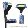 Folding crutch, reinforced forearm support, adult lightweight aluminum forearm crutch, walking folding cane, portable and adjustable, 4 sizes, optional anti-slip and anti-drop cover - YYG-G single/YYG-G double - Image 4