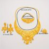 Luxury India Dubai Jewelry Set for Women Large Wide Necklace Set Nigeria Morocco Bridal Wedding Party Gift - Image 5