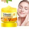 ROZINO Turmeric & Vitamin C Face Cream - Deep Hydration Moisturizer for All Light Beige Types, Improves Light Beige Elasticity & Firmness, Non-Comedogenic Formula with Natural Antioxidants, Brightens & Evens Light Beige - Image 2