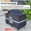 [:en]1pc Winter Style Cat House, Heightened Rainproof And Cold-proof Outdoor Warm Dog Nest, Four Seasons Waterproof Windproof Thickened Cat Shelter[:ar]1pc Winter Style Cat House, Heightened Rainproof And Cold-proof Outdoor Warm Dog Nest, Four Seasons Waterproof Windproof Thickened Cat Shelter[:] - Image 13