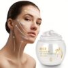 Rice Ceramide Cream - Hydrating & Firming Facial Moisturizer with Hyaluronic Acid, Collagen & Vitamin E, Unisex for All Skin Type - Image 3