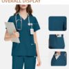 [:en]High-End Four-Way Stretch V-Neck Solid Color Short-Sleeve Straight-Leg Pants Set for Hospital Work, Nurse Uniforms, Scrubs, And Surgical Attire Suitable for All Seasons.[:ar]High-End Four-Way Stretch V-Neck Solid Color Short-Sleeve Straight-Leg Pants Set for Hospital Work, Nurse Uniforms, Scrubs, And Surgical Attire Suitable for All Seasons.[:] - Image 30